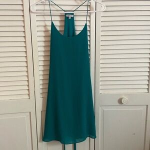 Naked Zebra Small Teal Chiffon Dress